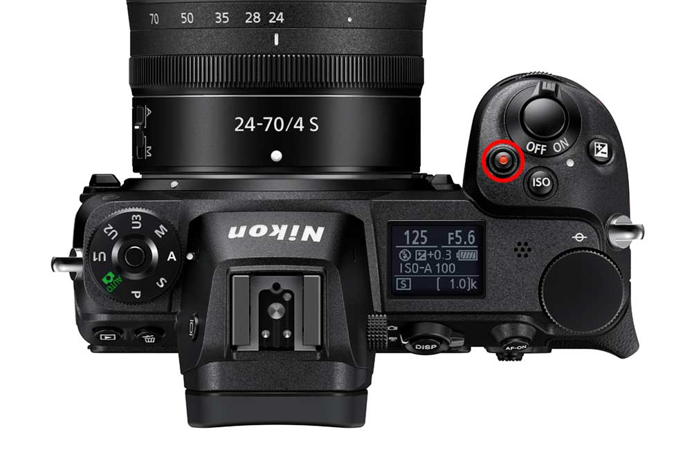 Verwendung der Video-Taste im Fotomodus bei Nikon Z Kameras
