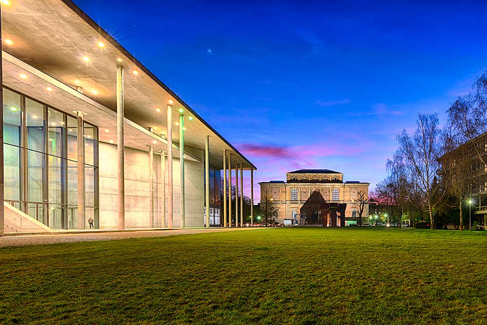 Blaue Stunde München Königsplatz Pinakotheken