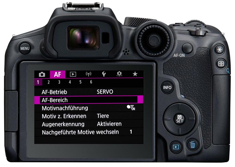 Canon R7 Autofokus Einstellungen